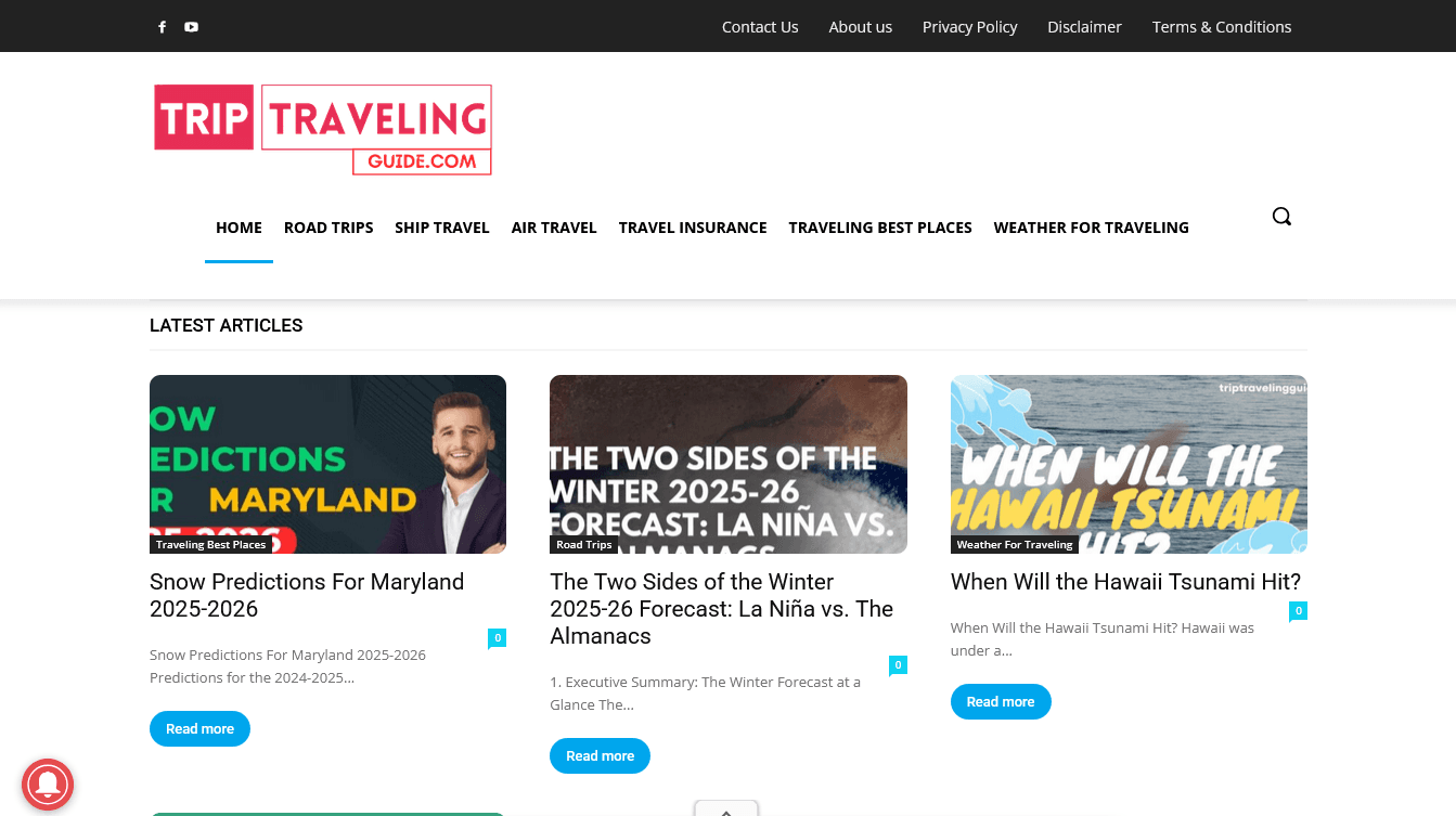 TRIPTRAVELINGGUIDE - Travel Content Platform